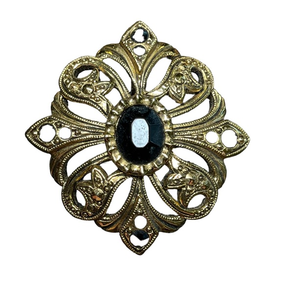 Vintage Avon Jewelry Enhancer pendant gold tone - Picture 2 of 6